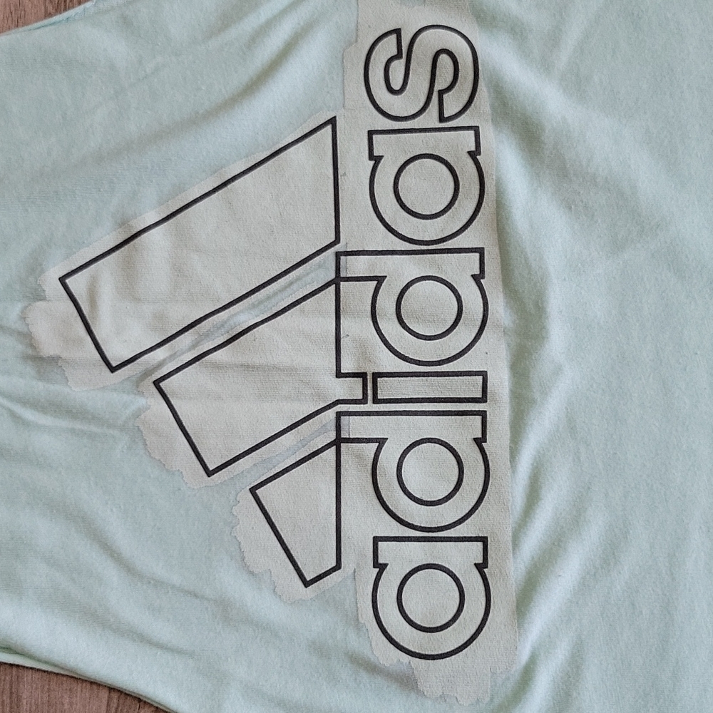 Adidas mint green Muscle Sleeve tank top Size Small - Picture 3 of 8